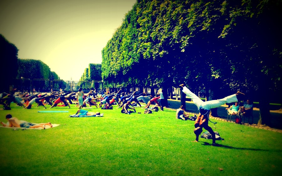 Capoeira in the park