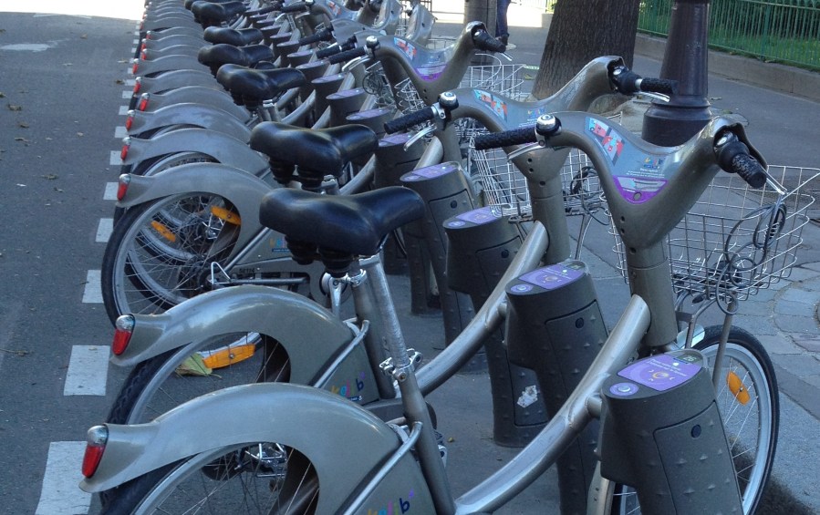 Velib bikes