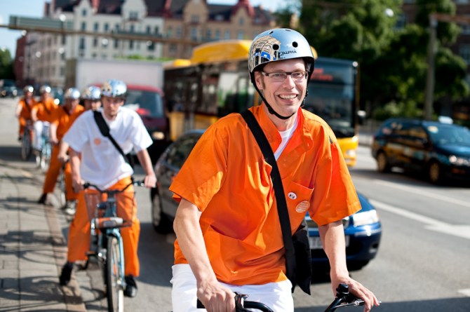 Malmö civil servants take to the streets to get their message across