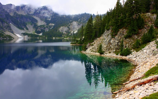 Snow Lake in the Central Cascades