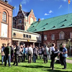 Outside the IIIEE, at the 2013 Alumni Network Conference, 